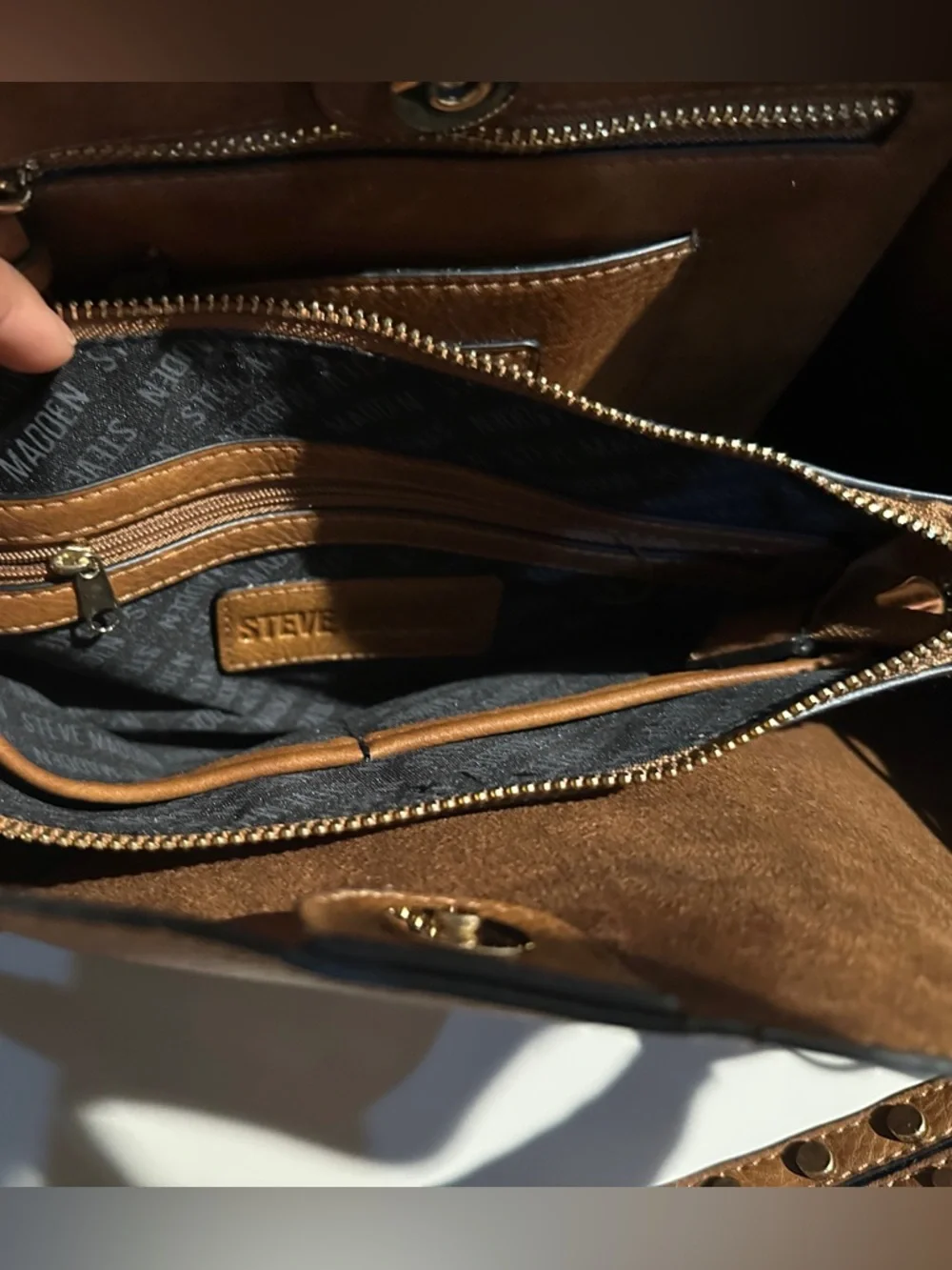 Steve Madden Brown Shoulder Bag - Picture 8 of 10